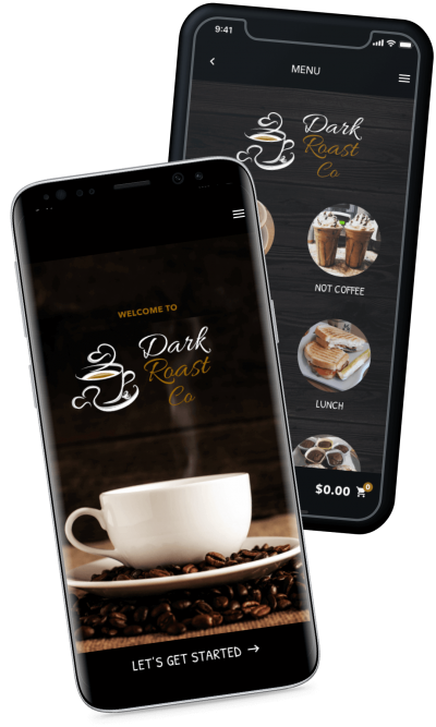 Dark Roast Co. online ordering mobile app Dark Roast Co. online ordering mobile app